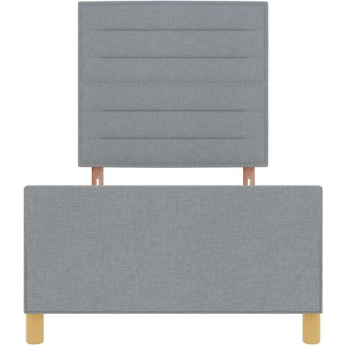 VidaXL okvir za krevet svjetlosiva drvo 80 x 200 cm lagan krevet Slike