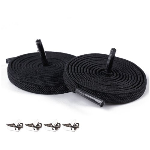 INF no tie elastične vezalke - 3 pari black, (21535515) Cene