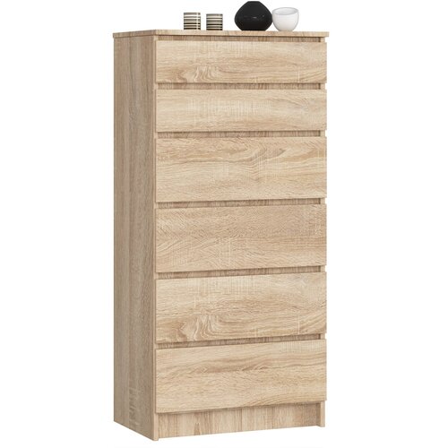 AKORD KOMODA K60 6SZ CLP DĄB SONOMA, (21702972) Slike