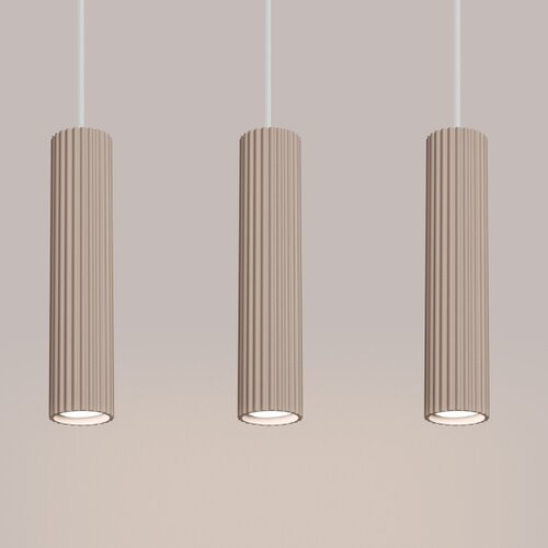  Brilagi - LED luster na sajli CRESTO 3xGU10/10W/230V taupe Slike