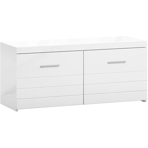 SoBuy stojalo za čevlje, klop za čevlje, omara za čevlje s klopjo FSR178-W, (22108565) Slike