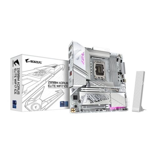 Gigabyte Z890M aorus elite WIFI7 ice matična ploča Slike