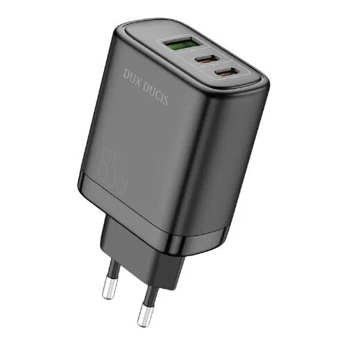 Dux ducis adapter hišni polnilec 220V C110 Super SI Charge 65W vhod 1x USB A in 2x Type C - Original (EU Blister) črn Cene