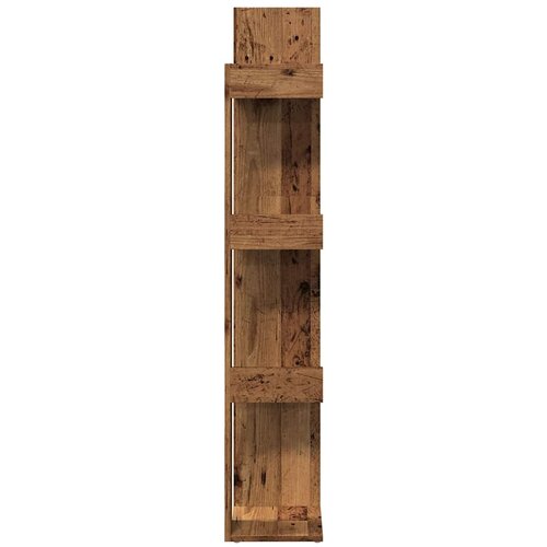  za knjige staro drvo 86x25,5x140 cm konstruirano drvo Slike