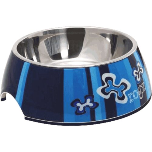 Rogz 2 u 1 bubble bowlz posuda, indigo bones Slike