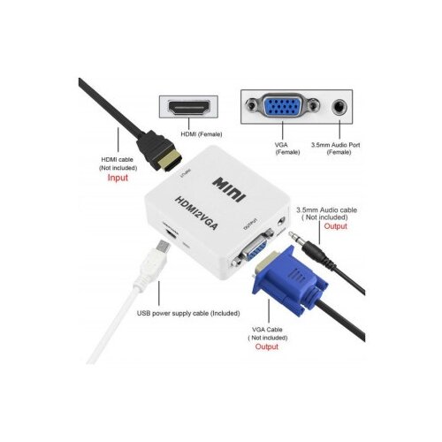 Max Pro line Konverter VGA na HDMI aktivni STAR Cene