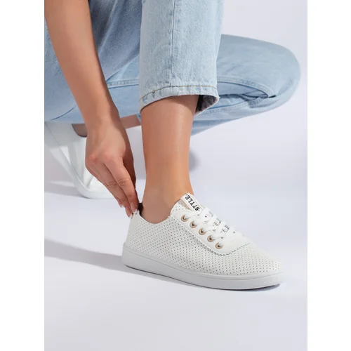 SEASTAR Openwork white women's sneakers