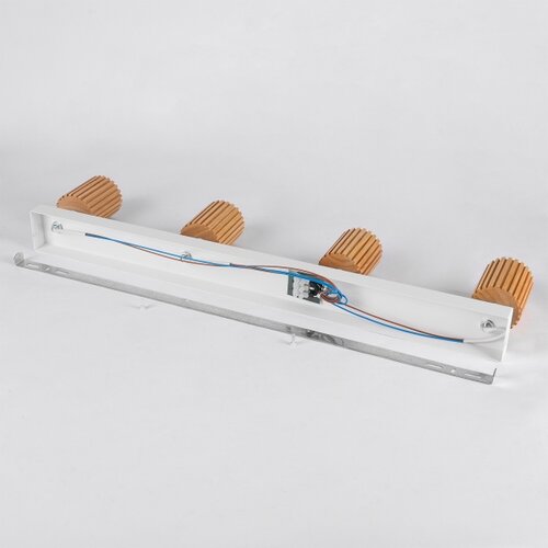  Brilagi - Spot svetiljka MODERN WOOD 4xGU10/8W/230V drvo/bela Slike
