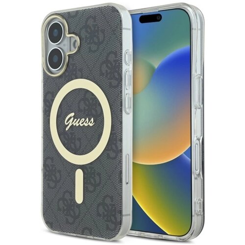 Guess IML 4G ZA MAGSAFE OVITEK ZA IPHONE 16 PLUS ČRN, (21897354) Cene