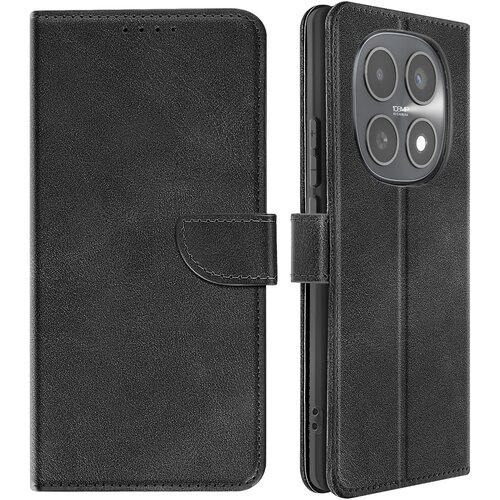 AVIZAR Etui za Redmi Note 15 5G z usnjenim videzom, držalom za kartice in funkcijo stojala, Črna, (5000190558) Cene