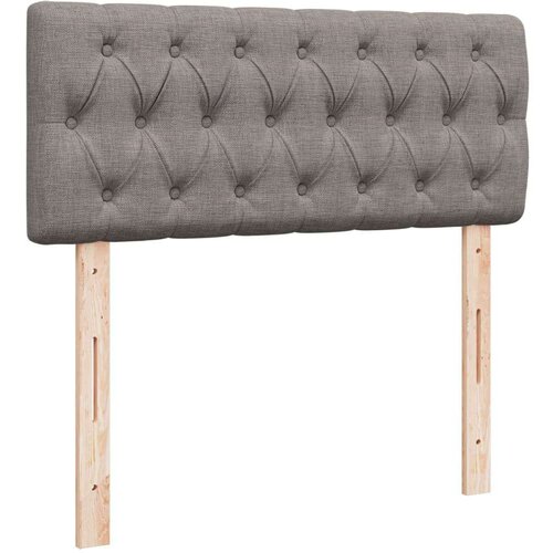vidaXL Box spring postelja z vzmetnico taupe 120x190 cm blago, (21310568) Cene