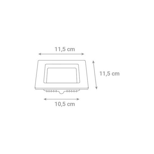 Greentech led panel ugr koc 6w 4200k ( CX-S01-6NW ) Cene