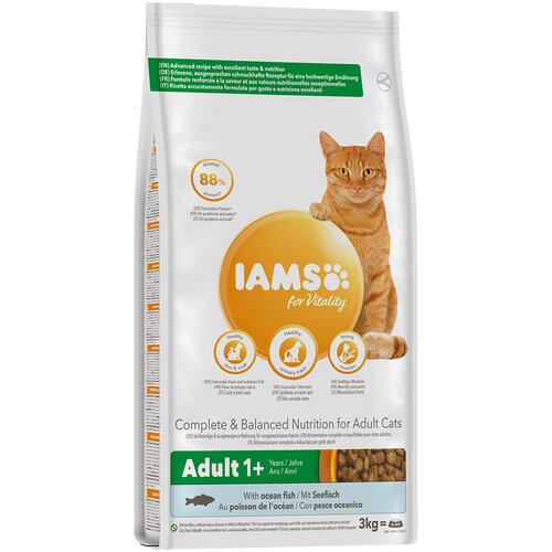 IAMS 10 % popust na suho hrano! - Vitality Adult z morsko ribo (3 kg) Cene