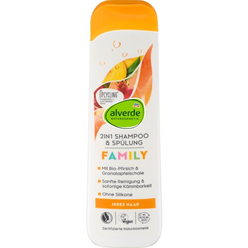 Alverde Naturkosmetik FAMILY šampon i regenerator za kosu 2u1 300 ml Cene