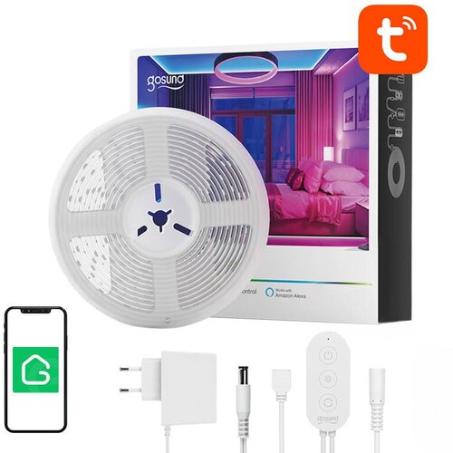 WIFI set LED trak RGB 5m Alexa IP24 Cene