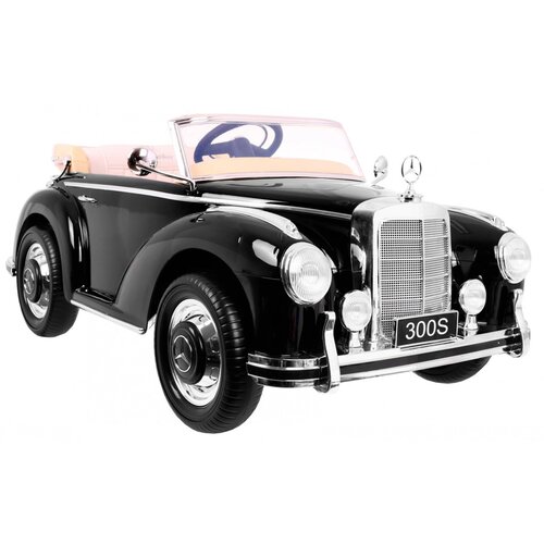  Licencirani auto na akumultor Mercedes Benz 300S RETRO - crni/lakirani Slike