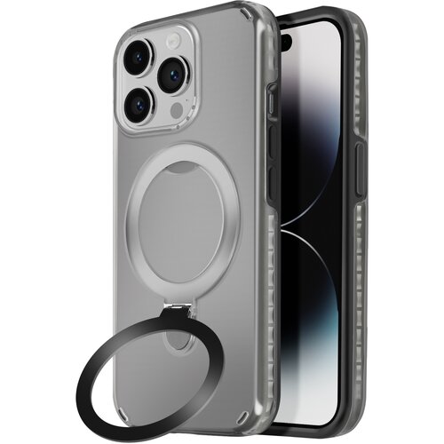 AVIZAR Trdo ohi&scaron;je MagSafe za iPhone 14 Pro Max z zložljivim stojalom, Črna, (5000014789) Cene