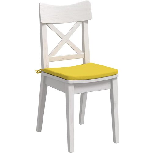  Jastučići za sjedenje 4 pcs Svijetlo žuta 40 x 40 x 3 cm Slike