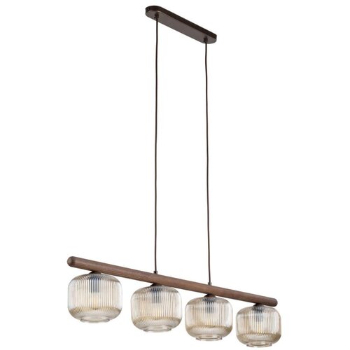  Luster na sajli SALVIA 4xE14/10W/230V braon/zadimljeno braon Slike