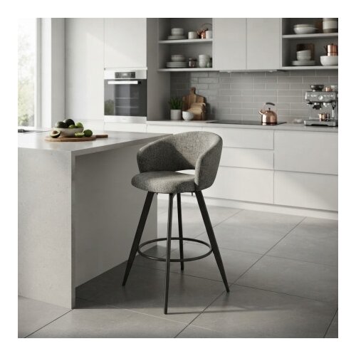Arti Barska stolica Coco Siva/Crne noge 580x460x975mm ( 776-074 ) Slike