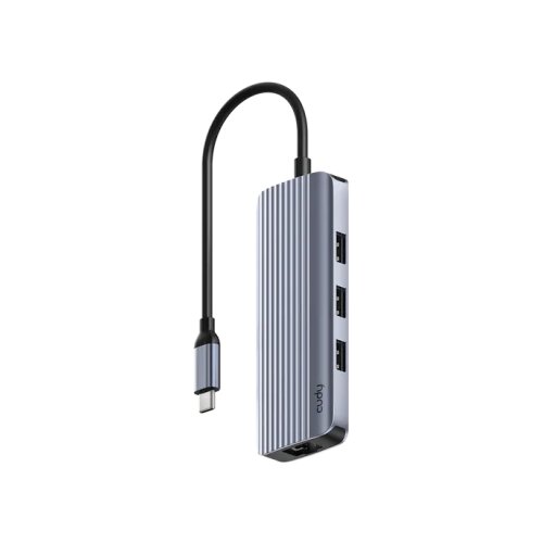 Cudy Adapter-konverter UH606 USB Tip C 3xUSB-A 3.0/RJ-45/HDMI/USB-C Slike
