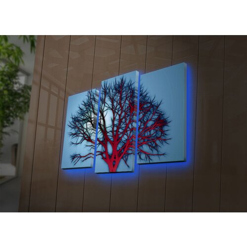 Wallity Set slika sa LED osvetljenjem 3PATDACT-24, 3 Dela Cene