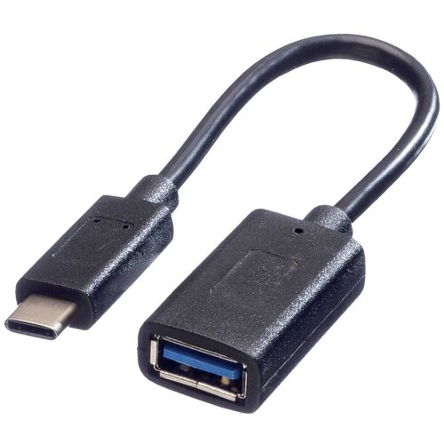 Value USB kabel USB 3.2 gen. 1 (USB 3.0) USB-C&reg; vtič\, USB-A vtičnica 0.15 m črna 11.99.9030, (20416594) Cene