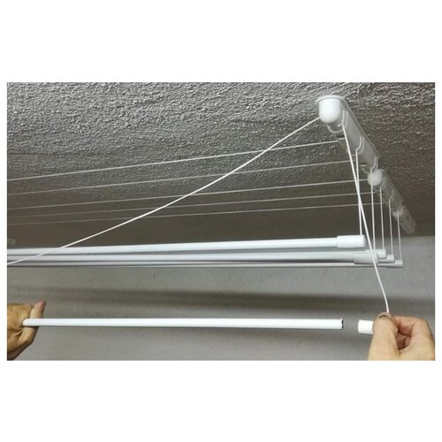  Plafonska  su&scaron;iliica za ve&scaron; sa 6 &scaron;ipke - 1.80m Cene