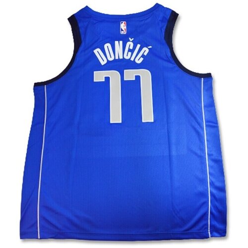 Nike Majice s kratkimi rokavi Dallas Mavericks Swingman Jersey Luka Doncic Icon Edition 20 Modra Slike