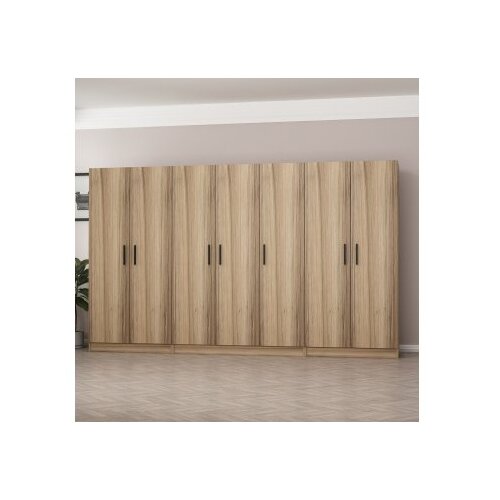 Hanah home Ormar Kale-7502, 315x190x52 cm, Smeđa Slike