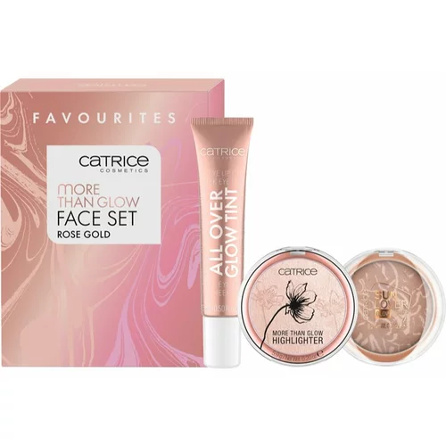 Catrice More Than Glow Face Set make-up set Rose Gold nijansa