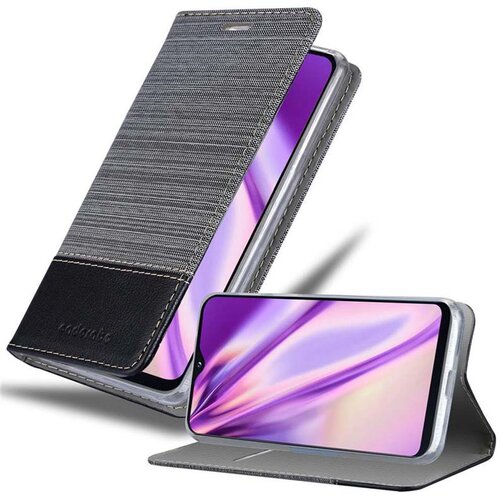 Cadorabo Case, združljiv s Samsungom v sivi črni barvi - za&scaron;čitni pokrov z magnetnim zapiranjem, stoječo funkcijo in režo za kartico, (20569698) Cene