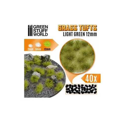Green Stuff World grass tufts 12mm xl - winter Slike