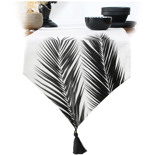 Minimalist Cushion Covers crno-bež stolni stalak 140x45 cm - Minimalist Cushion Covers Cene
