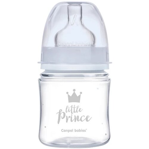 Canpol flašica za bebe royal baby plava 120ml, 0m+ Slike