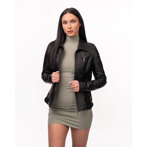 La Force Fashion ženska  kožna jakna linzi - crna Cene