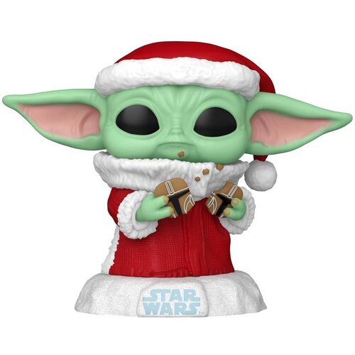 Funko bobble figure star wars holiday pop! - grogu #747 Cene
