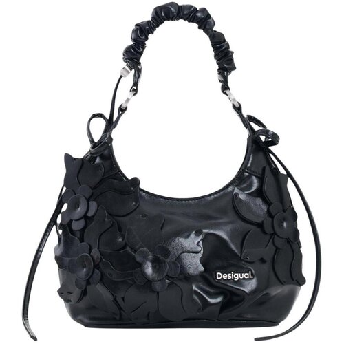 Desigual ženska torbica s reljefnim cvjetnim uzorkom 14x10x20 cm crna Cene