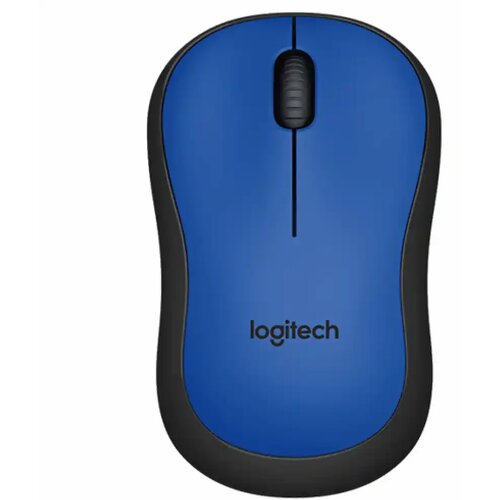 Logitech Brezžična optična miška M220 (modra) Cene