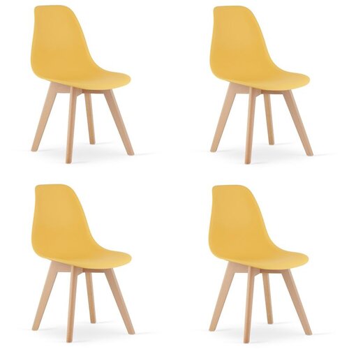  KITO stolica senf / prirodne noge x 4 Cijene