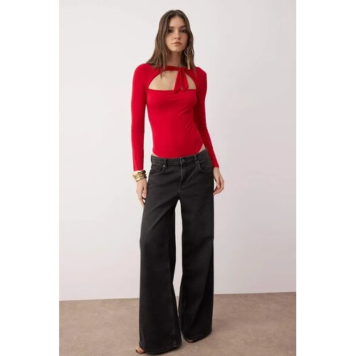 TRENDYOLMILLA ženski body Tpraw26Bd00023, crvena Cene