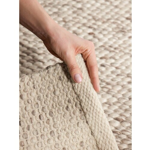 Elle Decoration Bež/u prirodnoj boji ručno rađen vunen tepih 140x200 cm Lyon Beans &amp;ndash; Slike