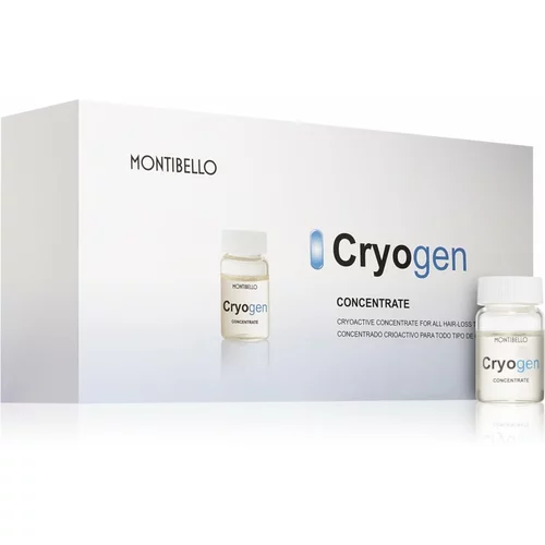 Montibello Cryogen Concentrate nega za spodbujanje rasti in proti izpadanju las z aplikatorjem 10x7 ml