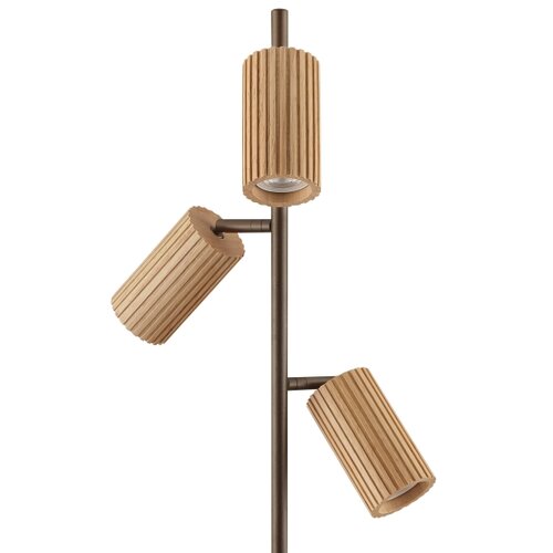 Brilliant podna lampa lakewood 3xGU10/10W/230V braon Slike