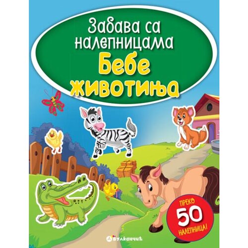  Zabava sa nalepnicama: bebe životinja Cene