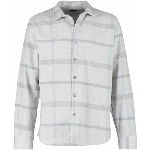 Trendyol Gray Regular Fit Lumberjack Plaid Shirt