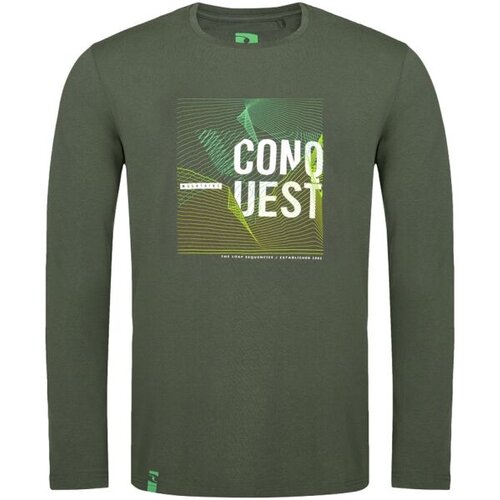 LOAP Men&amp;#039;s t-shirt ALEK Green/White/Yellow Slike