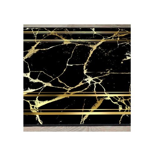 Conceptum Hypnose Tepih Els2417, 140x220 cm, Crna i zlatna boja Slike