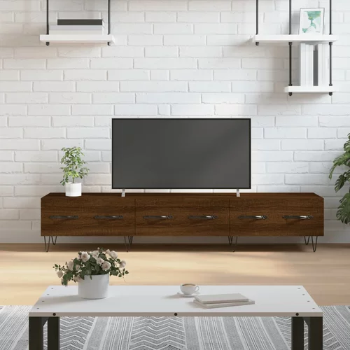 vidaXL TV omarica rjavi hrast 150x36x30 cm inženirski les