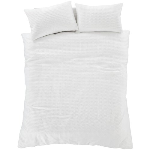 Pineapple Elephant Bela posteljnina za zakonsko posteljo/podaljšana 230x220 cm Muscat Waffle – Cene